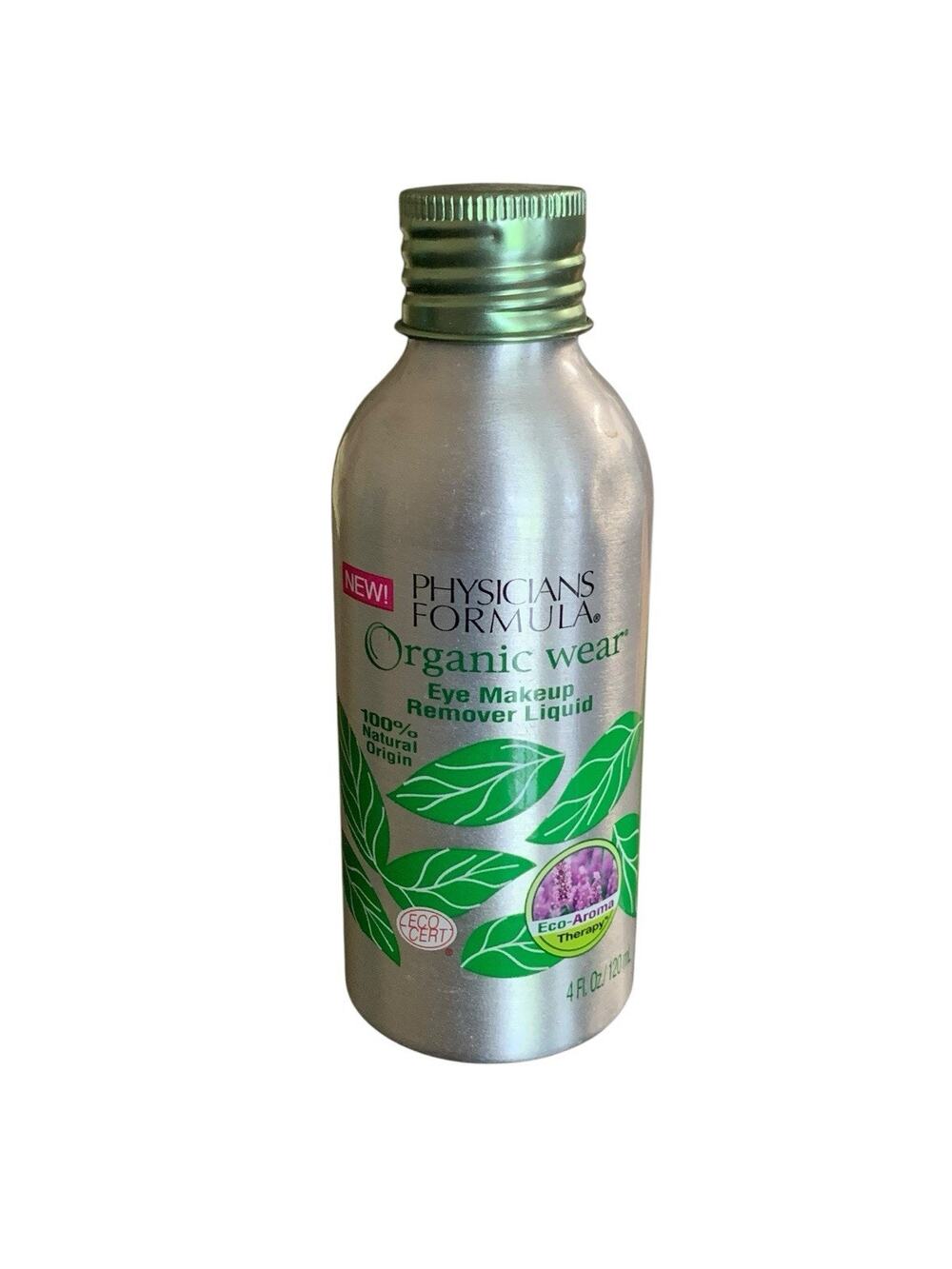 Physicians Formula‎ Organic Wear Eye Makeup Remover Liquid 4oz Lavender 01200-4